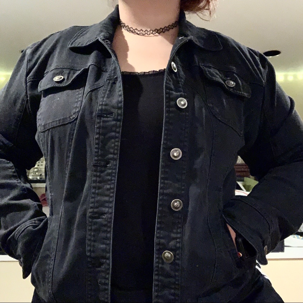 🖤Black Denim-like Jacket🖤